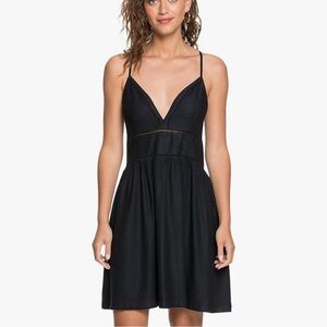 Roxy Women's Silver Light Strappy Woven Dress